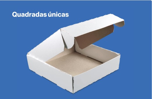 📦 Caixa Quadrada Única (Conjugada) | Reflopack